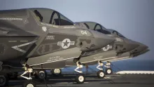 F-35 Fighters on Station