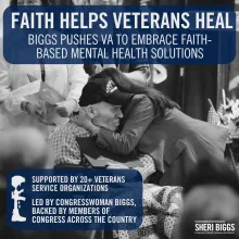 Faith Helps Veterans Heal Graphic